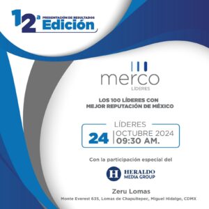 Este mismo mes se realizará el evento de "Los 100 Líderes con mejor reputación en México". 