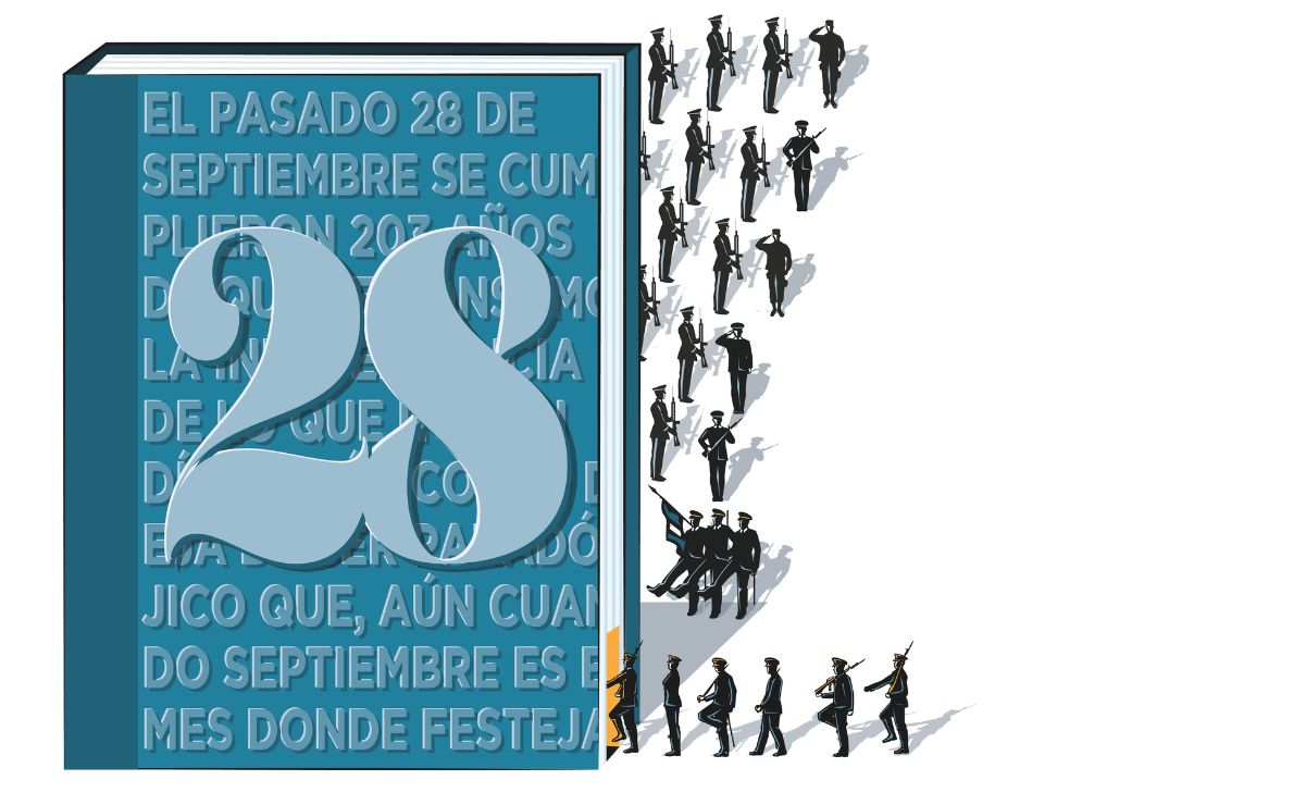 El pasado 28 de septiembre se cumplieron 203 años de que se consumó la independencia de lo que actualmente es México.