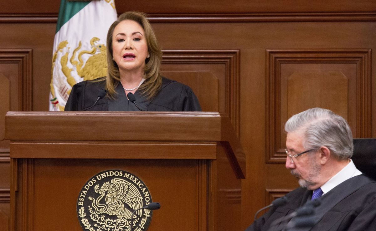 La ministra Yazmín Esquivel se posicionó en contra del análisis a la reforma judicial.