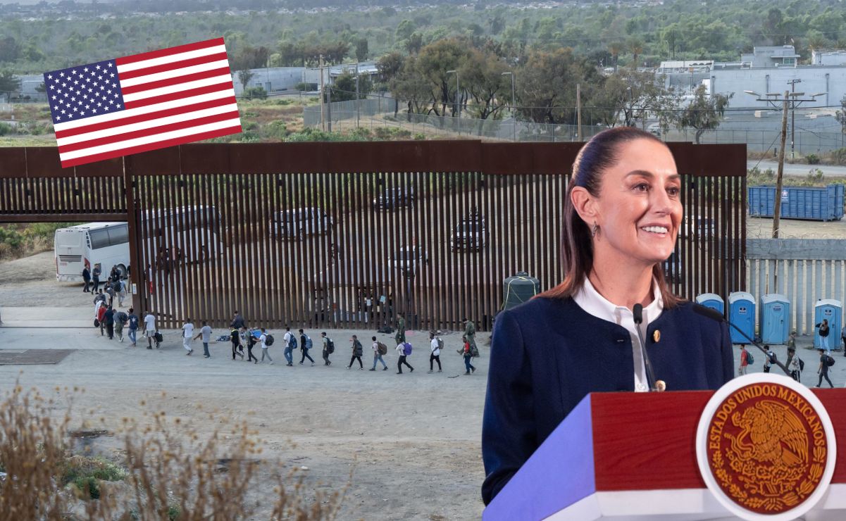 Claudia Sheinbaum planea contactar al equipo de Donald Trump para defender a los migrantes mexicanos que radican en los Estados Unidos.