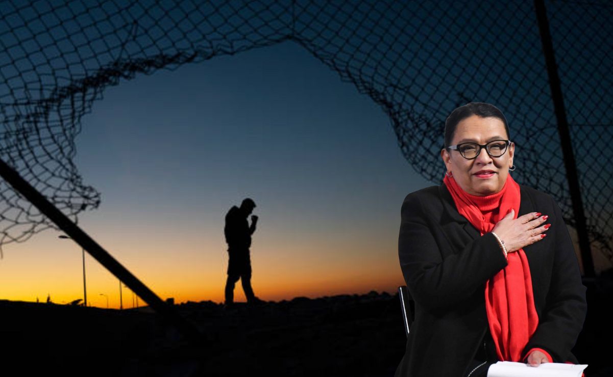 Rosa Icela Rodríguez anunció que los migrantes mexicanos que radiquen en los Estados Unidos y que sean deportados tendrán derecho a cobrar un apoyo económico.