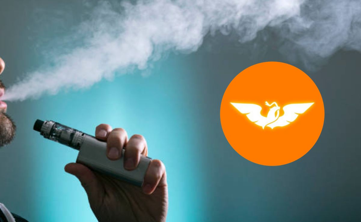 Las y los militantes del partido de Movimiento Naranja se posicionaron en contra de la prohibición de vapeadores.