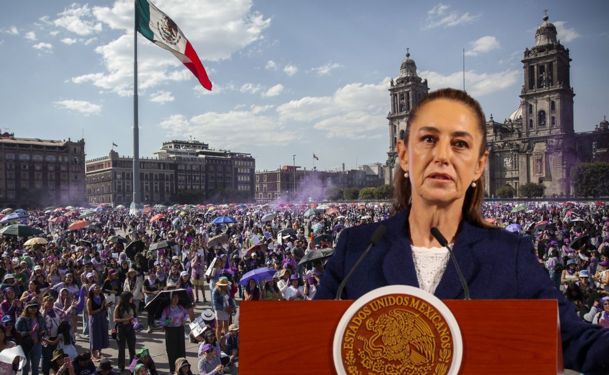La presidenta Claudia Sheinbaum garantizó que respaldará a todas las mujeres.