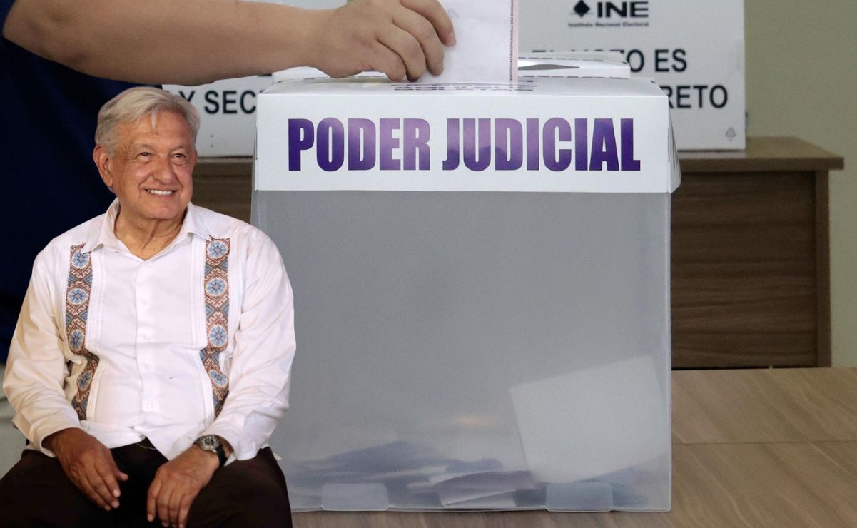 Hasta ahora no se puede confirmar si el expresidente Andrés Manuel López Obrador acudirá a votar el próximo domingo 1 de junio en las elecciones judiciales.