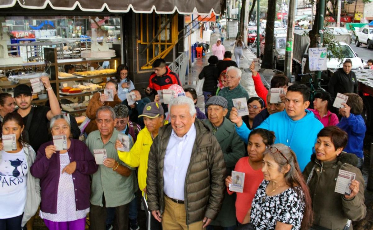 El candidato demuestra su experiencia en la defensa de los derechos agrarios.