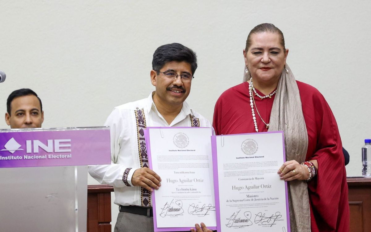 El INE entregó las primeras constancias de mayoría a quienes resultaron electos para ocupar un asiento en la Suprema Corte de Justicia de la Nación (SCJN).