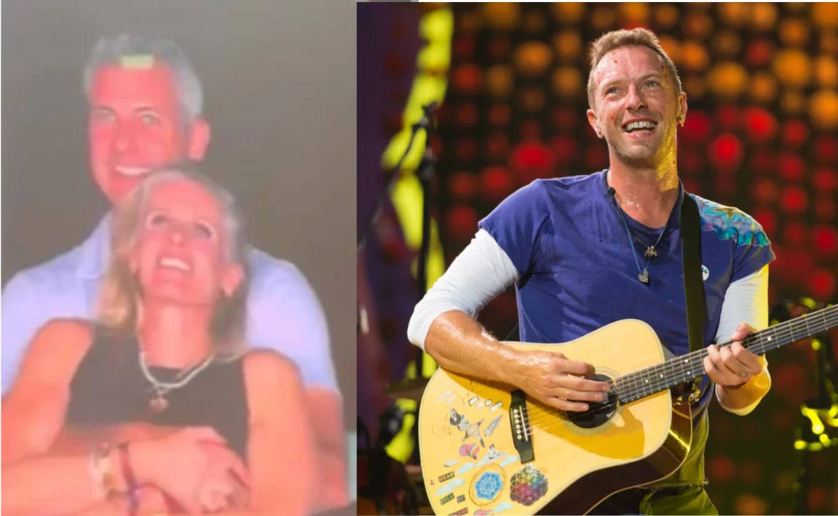 Un video grabado durante un concierto de Coldplay se volvió viral en redes sociales.