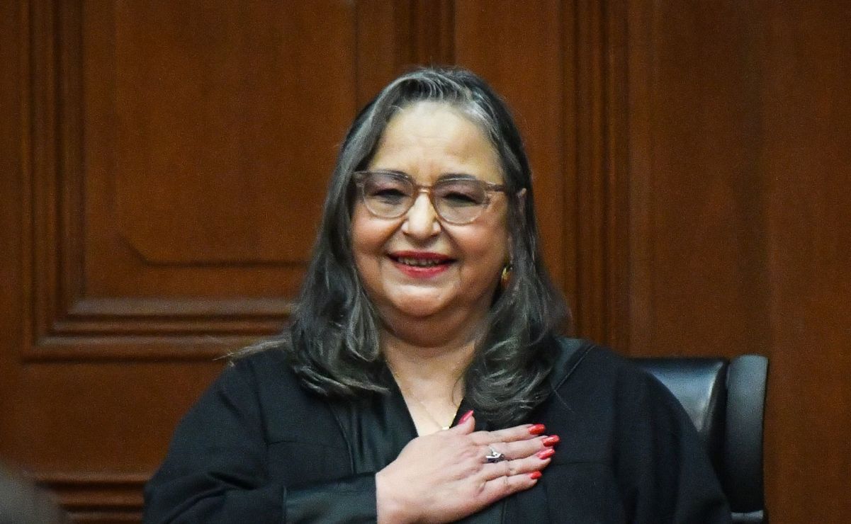 La ministra presidenta Norma Lucía Piña Hernández ofreció su último discurso.