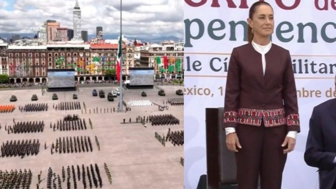 El evento adquirió un matiz histórico por ser el primer desfile encabezado por Claudia Sheinbaum.