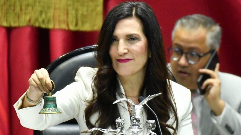 La presidenta de la Mesa Directiva garantizó que durante su gestión habrá apertura y respeto a la voz de todos los legisladores.