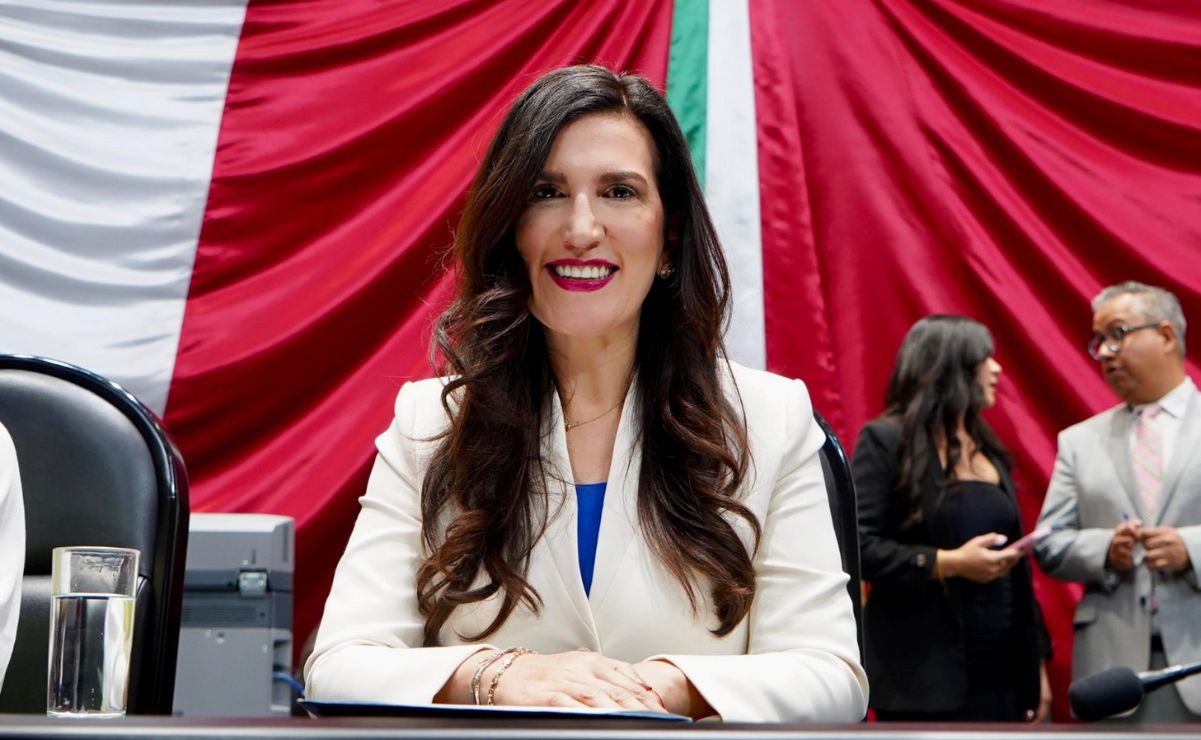 La diputada panista Kenia López Rabadán fue elegida como presidenta de la Mesa Directiva de la Cámara de Diputados.