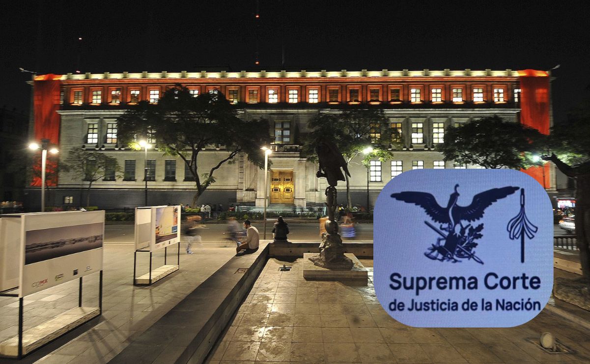 El tradicional águila juarista, que desde hace décadas identifica al máximo tribunal, conserva su lugar central, pero ahora está acompañada de un bastón de mando.