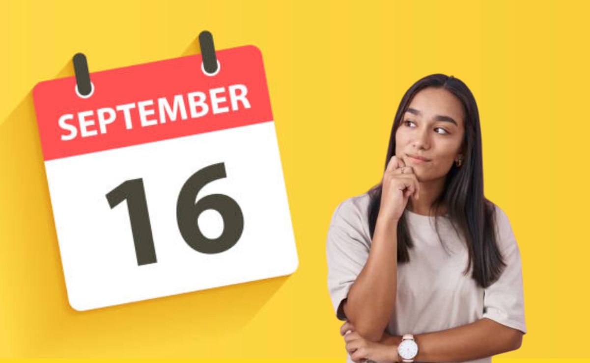 El 16 de septiembre es un día de descanso obligatorio.