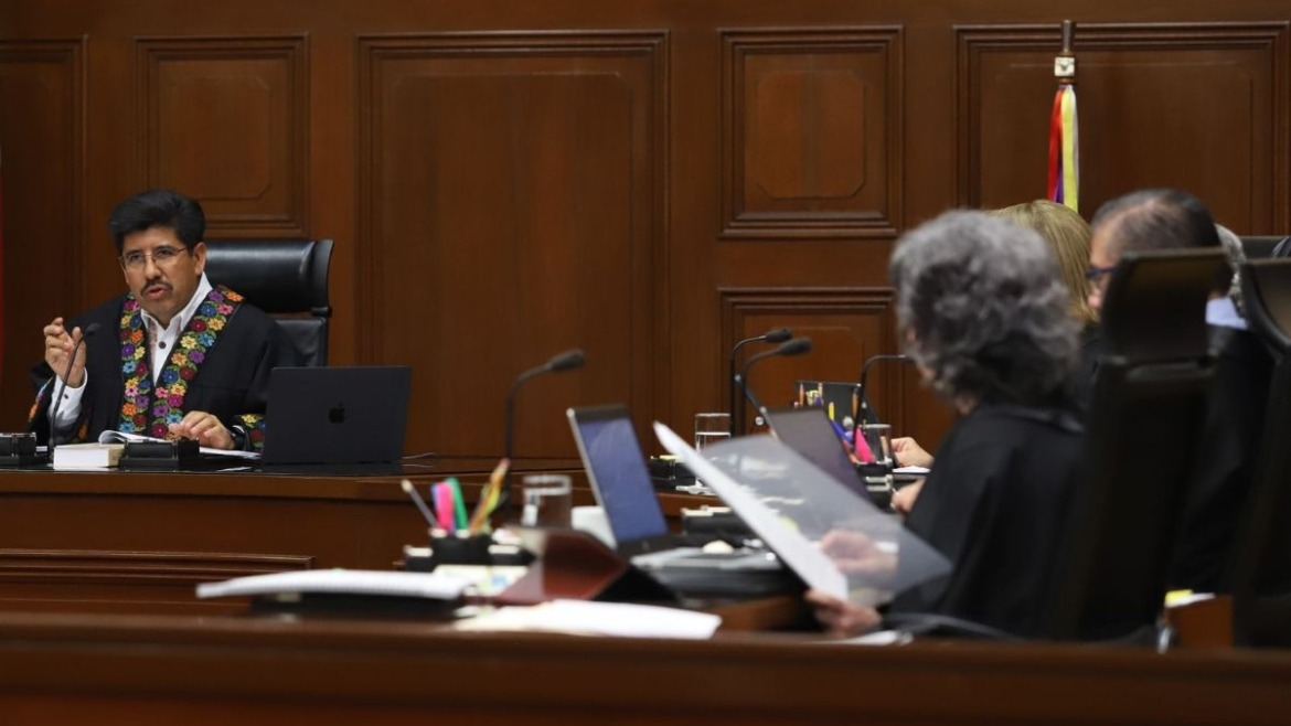 La Corte recibió a un grupo de jubilados del Instituto Mexicano del Seguro Social (IMSS).